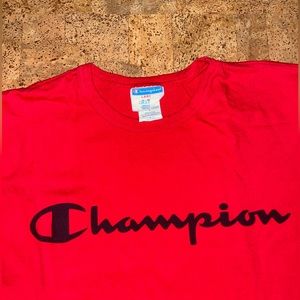 Red Champion Shirt